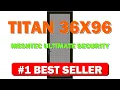 Titan 36x96 Meshtec Ultimate Security Screen Door Aluminum Full View - B073X749D3