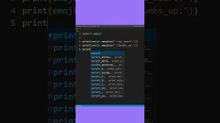 Python Tutorial How to print Emojis in Python with Unicode