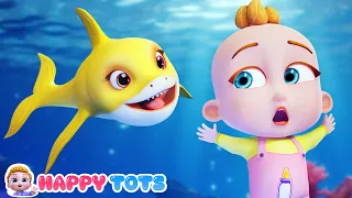 Baby Shark 🦈& Colors Song | Happy Tots Nursery Rhymes