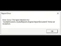 Ontime Software Crystal Report Error
