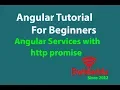 Angular Services with http promise Angular tutorial