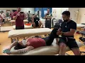 Thai Massage Class Demonstration - high speed for demo