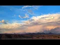 Virga clouds over Bullhead City threats of rain in the Mojave Desert