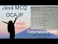 java mcq 5 explained in Hindi Java ocajp certification