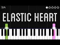 Download Lagu Sia - Elastic Heart feat. Shia LaBeouf \u0026 Maddie Ziegler | EASY Piano Tutorial