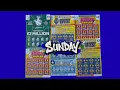 Sunday Selection - Scratch Cards from UK National Lottery