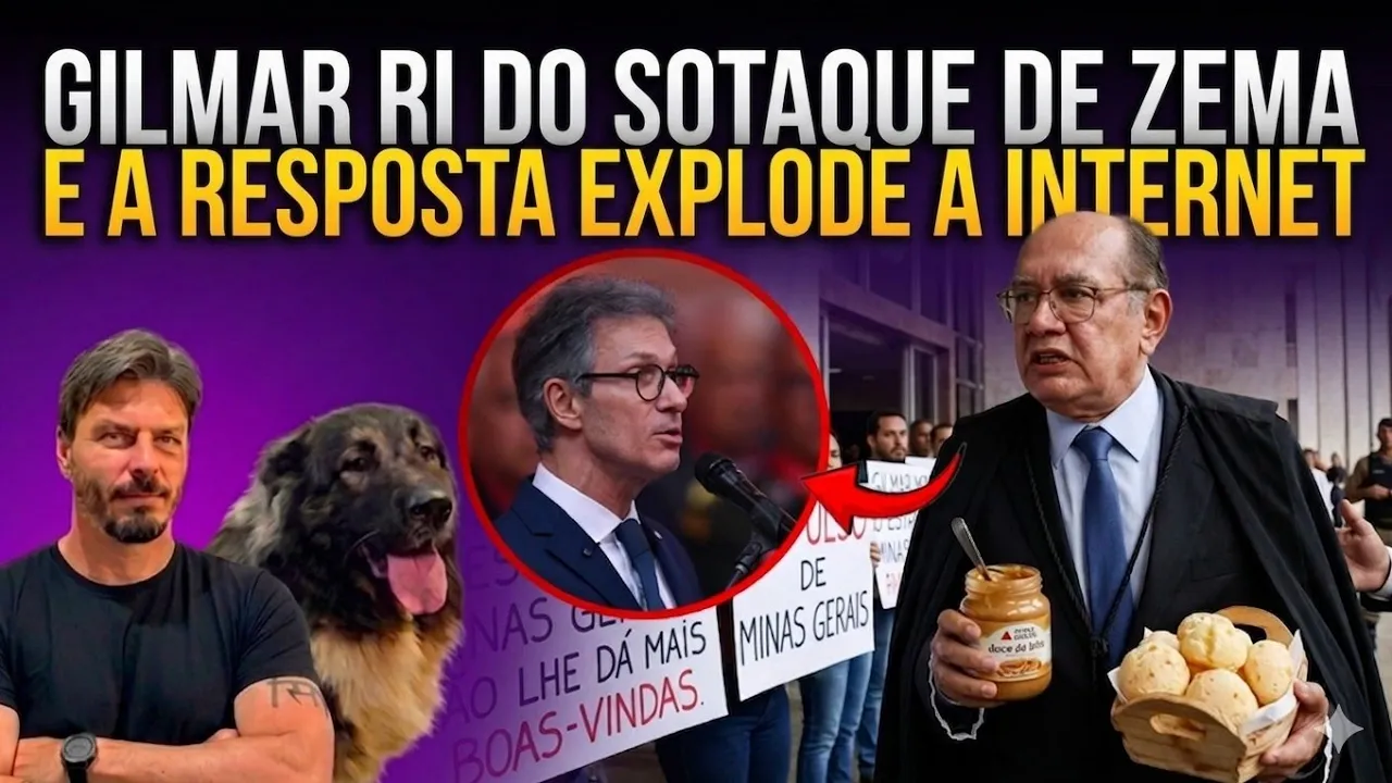 GILMAR MENDES debocha do sotaque do Zema e toma resposta que ENLOUQUECE A INTERNET!