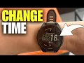 How To Change Time on Garmin Forerunner Watch