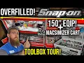 Packed Overfilled 150 Snap-on EPIQ Series Toolbox MAC MACSIMIZER Tool Cart Tour Update 2026