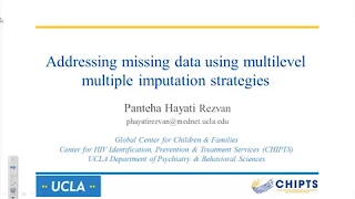 METHODS Addressing Missing Data Using Multilevel Multiple Imputation Strategies