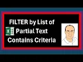 FILTER Function with List of Partial Text Contains Criteria Not Contains Criteria EMT 1837