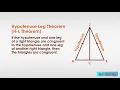 Hypotenuse Leg HL Theorem