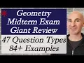 Geometry Midterm Exam Giant Review