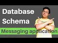 Database Structure for Messaging Application