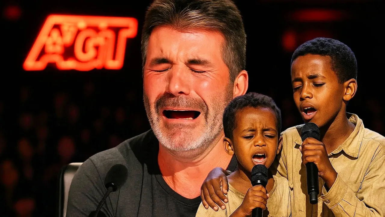 AFRICAN KIDS SINGING GOODNESS OF GOD WORSHIP AT AGT STAGE