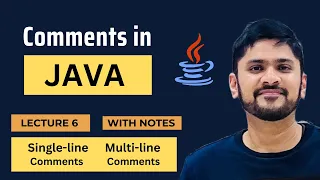 Comments in Java Single and Multi-Line Comments Java Tutorial for Beginners Amit Thinks