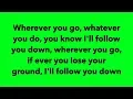 Zedd Featuring Bright Lights Follow You Down Lyrics