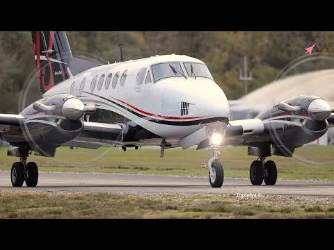 Zeusch Aviation Beechcraft Super King Air 200 – Incredible Fast Takeoff