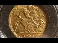 My First Gold Half Sovereign Coin 1906
