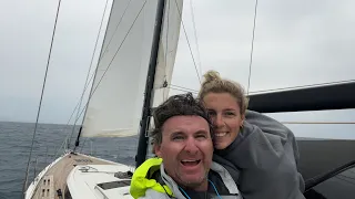 Live!  Sailing in Greece 45 kts of wind