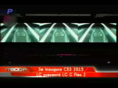 Se inaugura CES 2015 LG presentó LG G Flex 2
