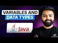 Java Variables Data Types Explained Identifiers Literals Keywords JAVA Full Course