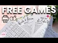 FREE Bridal Shower Games Fun Printable Games You ll Adore Bridal Shower Ideas