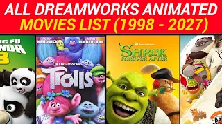 DreamWorks animated movies list 1998 - 2027 All DreamWorks animated films