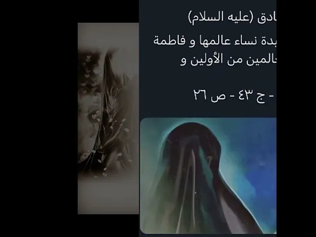 ⁣فضائل مولاتنا فاطمه الزهراء عليها السلام  ٣١٣♡