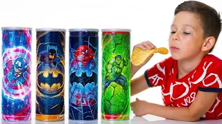 Every Magic Snack Unlocks a New Superhero! Spider Man, Hulk & More! 🦸🔥