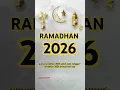 puasa ramadhan 2026 jatuh pada tanggal - ramadhan 2026 berapa hari lagi - ramadhan 2026 #shorts