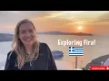 Download Lagu Greece: WHAT TO SEE In Fira \u0026 A Beautiful Sunset In Santorini 🇬🇷