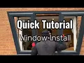 How to install uPVC Window - Quick tutorial