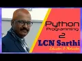 Python Programming Part-2