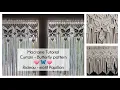 DIY Macrame Curtain Butterfly Pattern Tutorial EN-FR Tuto Rideau Motif Papillon