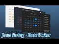 How to use DatePicker in Java Swing with FlatLaf
