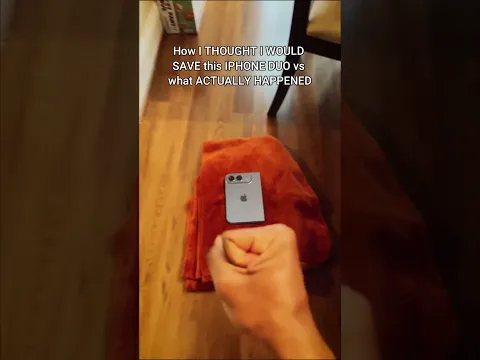 Saving This iPhone Duo Went Wrong... #shorts #vfx