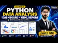 Python Data Analysis Dashboard HTML Report EDA Project in Python ENGLISH