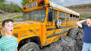 The Ultimate Monster Truck School Bus Compilation