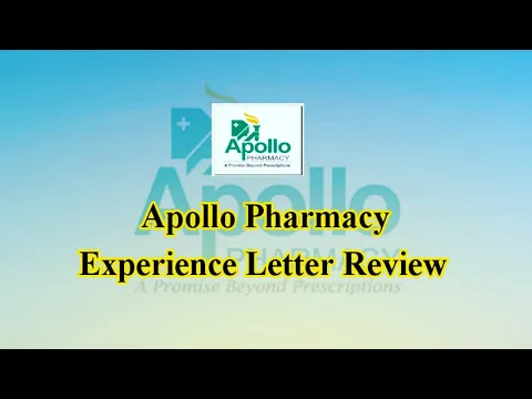 Download MP3 Apollo Pharmacy Experience Letter Review \u0026 Format