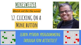 12 Minesweeper Code for player clicking on a mine containing button