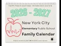 We created the ultimate school calendar for students families in NYC