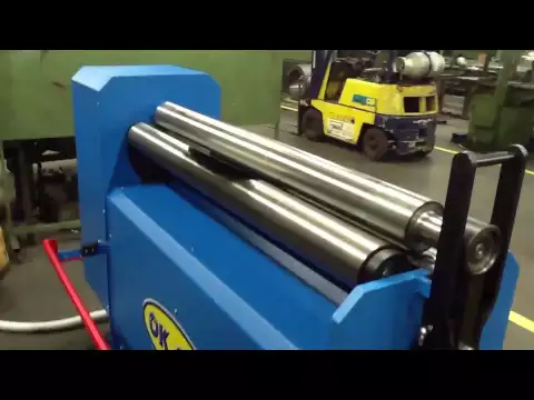 Plate roll / Sheet metal roller / Plate roll bending / Rundbiegemaschine Motor / Hengerítőgép