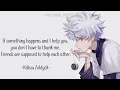 Lagu Best Quotes Of Killua Zoldyck - Hunter X Hunter