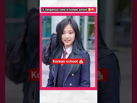 5 Dangerous rules in korean school 🏫 | #factsinhindi #bts #jungkook #kpopfactmedia #kpop