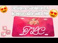 SUBLIMATION FOR BEGINNERS HOW TO EASILY MAKE CUSTOM LICENSE PLATES designed in Canva