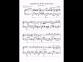 Niccolo Paganini - Cantabile MS 109 ,Op.17 [Piano solo arrangement music sheet]