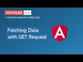 Fetching Data with Get requets Angular HTTP Angular 13