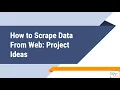 How to Scrape Data from Web - Part 1