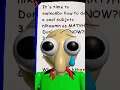 Did You Know That in Baldi's Basics Classic Remastered?? #2 #baldi #nostalgia #baldisbasics #roblox